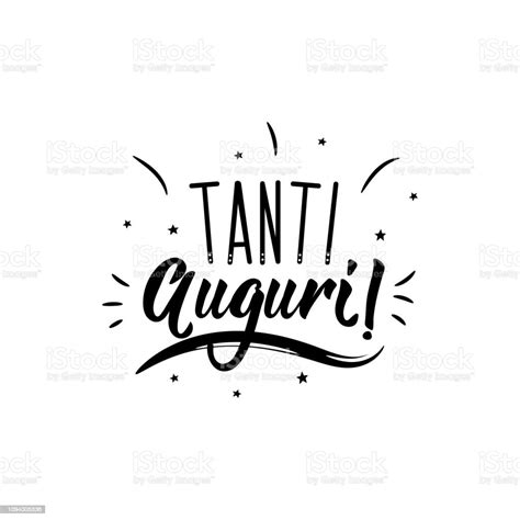 wishes  italian ink illustration  handdrawn lettering tanti