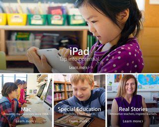 apple steekt onderwijspaginas  het nieuw