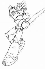 Megaman Mega Man Coloring Zero Dibujos Pages Para Colorear Libros sketch template