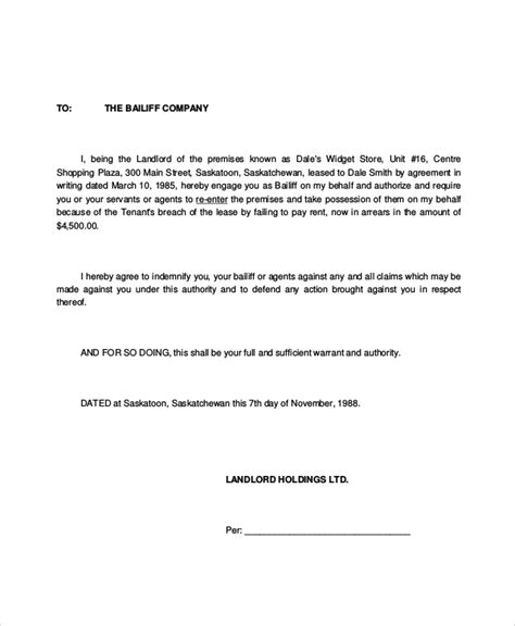 lease termination letter template  template