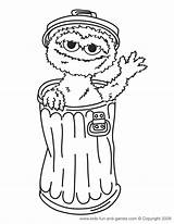 Coloring Oscar Pages Grouch Elmo Printable Kids Clipart Sesame Street Print Sheets Baby Colouring Popular Book Character Characters Choose Board sketch template