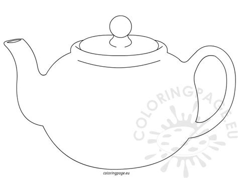 teapot coloring pages  kids coloring page