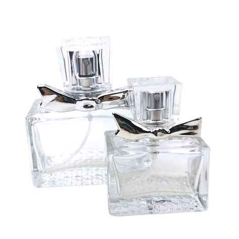 ml custom design glass square clear perfume bottle high quality perfume spary bottleperfume
