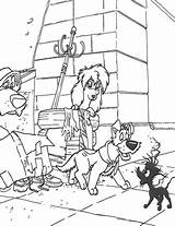 Oliver Company Coloring Pages Coloringpages1001 Getcolorings Disney sketch template