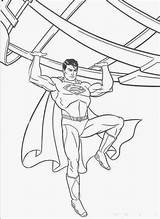 Superman Mewarnai Marimewarnai Paud sketch template