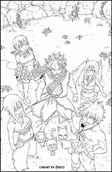 Coloriage Coloringhome Nalu Fairytail Imprimer Kagura Mikazuchi Natsu Bord Childrencoloring Tales Blogueur Papa sketch template