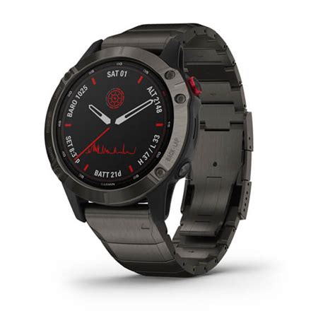 Garmin Fēnix 6 Pro Solar Edition Multisport Fitness Watch