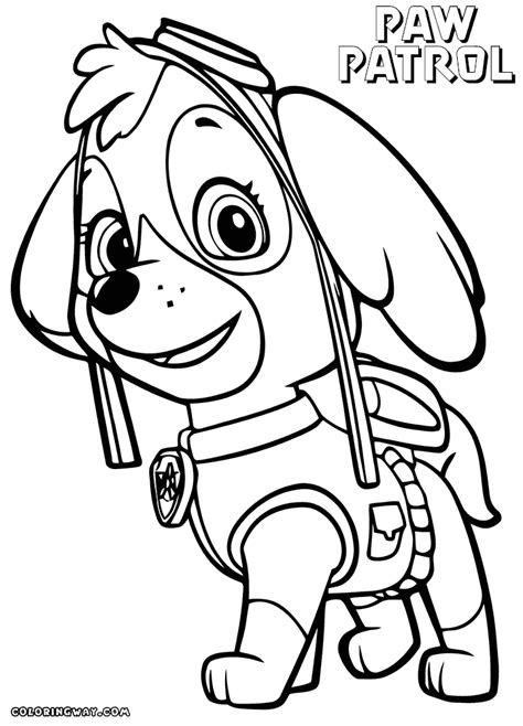 paw patrol coloring pages coloring pages    print