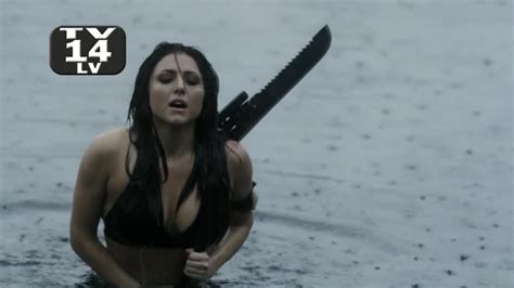 naked cassie scerbo in sharknado 3 oh hell no