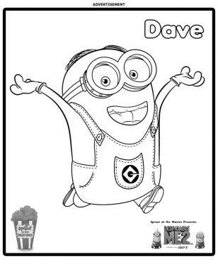 images  coloring pages minions  pinterest