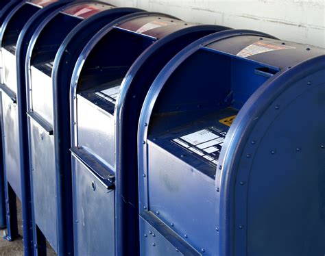 row  mail boxes picture  photograph  public domain