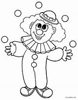 Clown Coloring Face Getcolorings sketch template