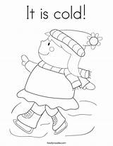 Coloring Cold Skate Winter Worksheet January Pages Sheet Colouring Fun Ice Girl She He Skating Print Noodle Daisies Try Corduroy sketch template