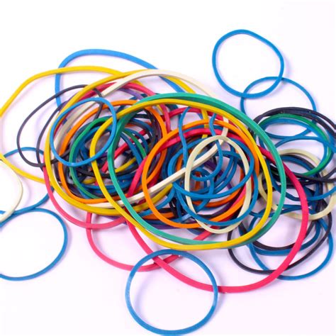 coloured elastic bands assorted elastic bands  pack  etsy