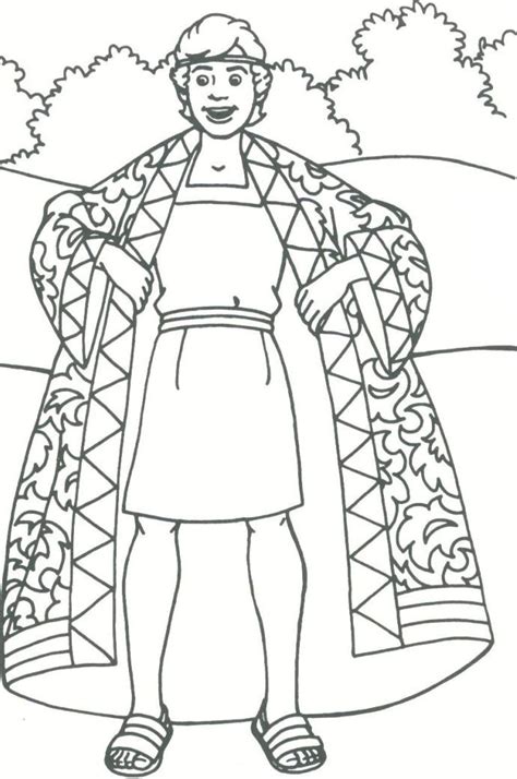 josephs coat   colors coloring page coloring home