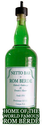 curacaos netto bar   world famous green rum  awesome   curacao