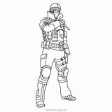 Siege Xcolorings Mozzie 56k sketch template