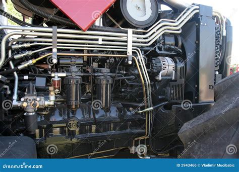 tractor engine stock photo image  transportation machine