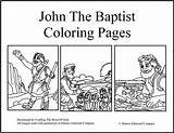 Baptist John Coloring Pages Bible Sunday School Kids Jesus Crafts God Way Colouring Sheets Birth Printable Preschool Baptism Ministry Craftingthewordofgod sketch template