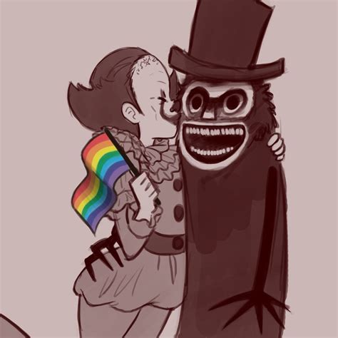 internet decides the babadook and it s pennywise are dating dazed