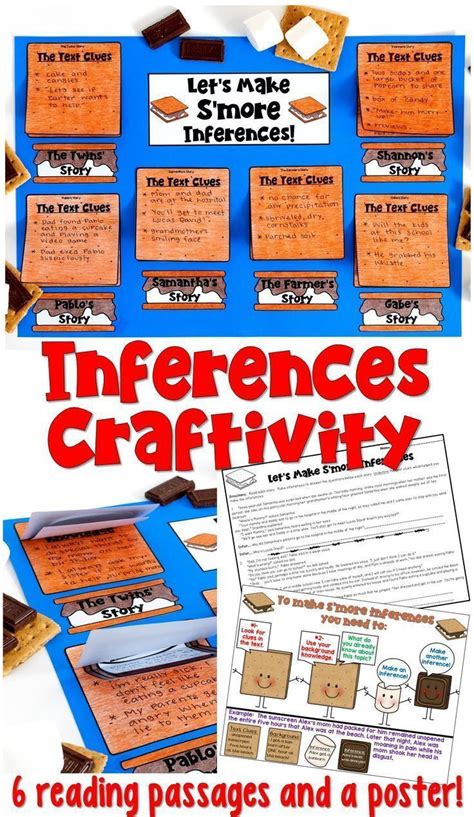 This Inference Craftivity Includes 6 Reading Passages A Teaching