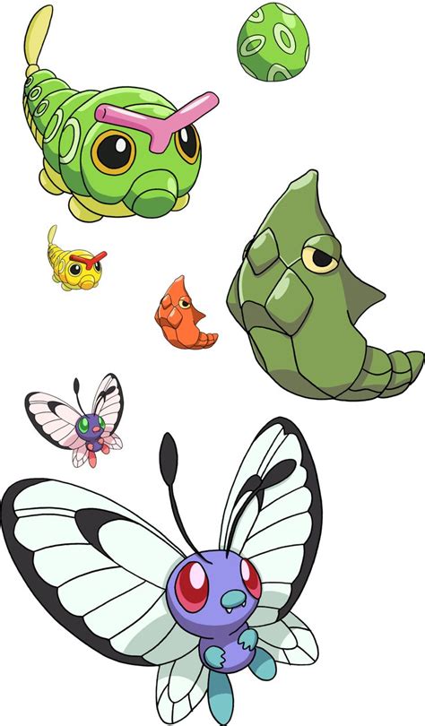 caterpie evolutionary   tails