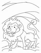 Den Lion Coloring Pages Mouse Drawing Kids Lions Bestcoloringpages Color Getcolorings Sheets Printable Getdrawings sketch template