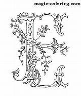 Letter Coloring Pages Alphabet Letters Beautiful Embroidery Monogram Lettering Drawing Colouring буквы Hand Illuminated Bogstaver Initials Mandala Drawings вышитые Designs sketch template