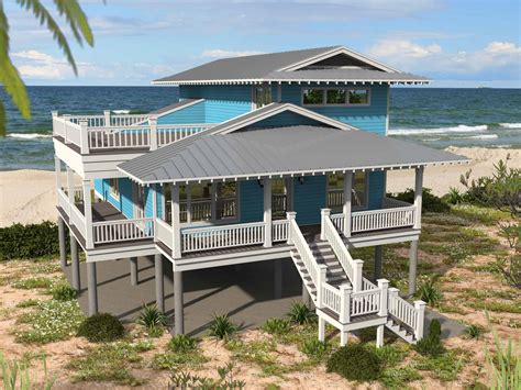 beachfront home plan  bedrms  baths  sq ft