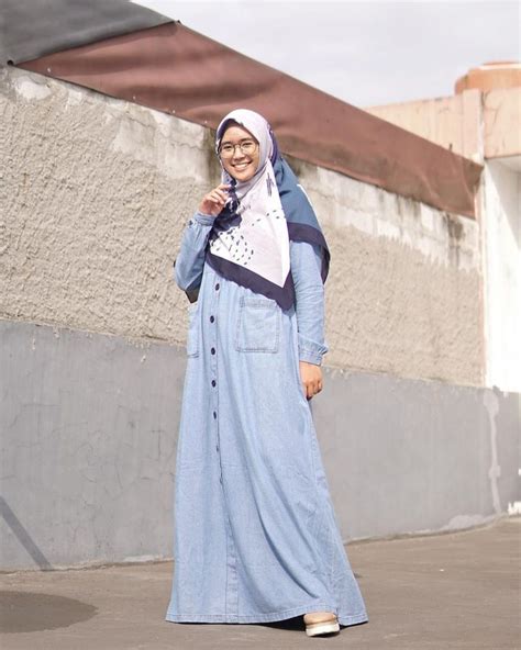 gamis denim pocket denim distributor hijab alila