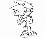 Sonic Coloring Pages Printable Random sketch template
