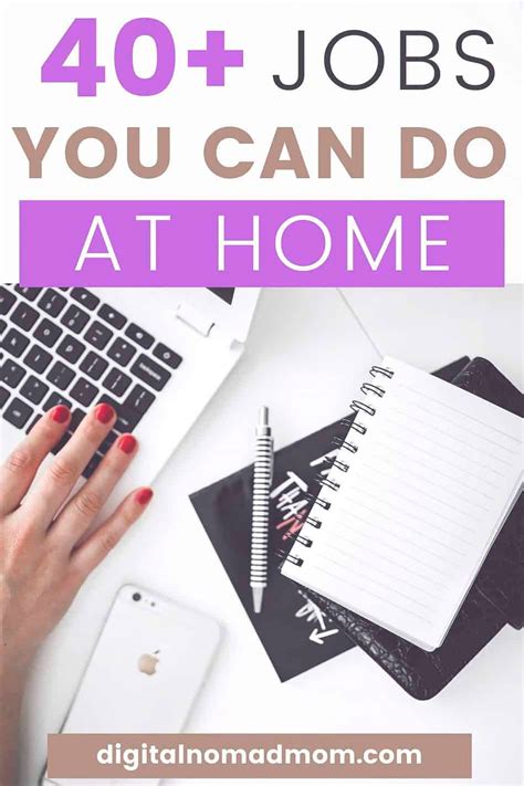 This List Of 40 Stay At Home Jobs Can Allow You The Opportunity And