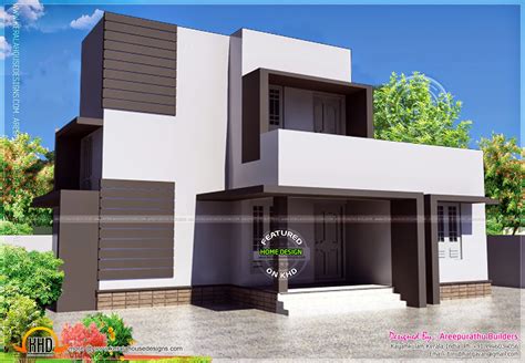 simple modern house   square meter kerala home design  floor plans  dream houses
