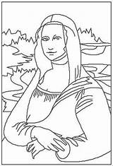 Quadri Leonardo Vinci Famosi Mona Colorir Gioconda Opere Lisa Mosaico Disegnare Artisti Monna Rinascimento Rosalbacorallo Prospettiva Paty Educando Schizzo sketch template