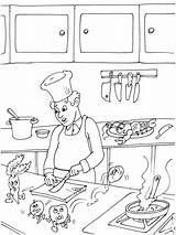 Cuisinier Papan Coloriages Télécharge Imprime Partage sketch template