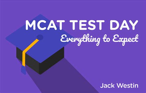 mcat test day   expect jack westin