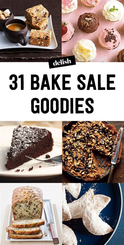 40 Easy Recipes For A Bake Sales Bake Sale Desserts Bake Sale
