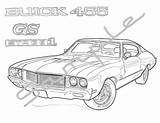 Buick 1970 sketch template