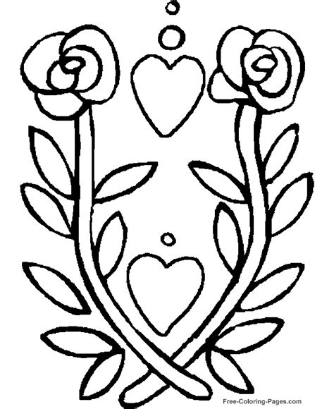 gambar flower coloring pages adults  printable glum flowers