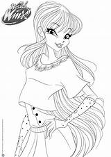 Winx Coloring Pages Casual Outfit Imagenes Las Winxcluball sketch template