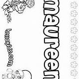 Maureen Coloring Pages Mary Hellokids Maxine Name sketch template