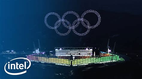 intels  drone light show  pyeongchang olympic winter games  sets world record
