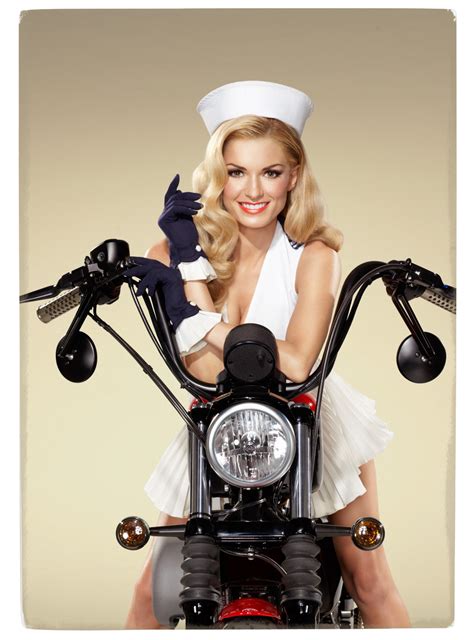 Soldier Pin Up Marisa Miller Is A Closet Harley Rider