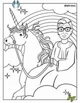 Sheets Feminist Ginsburg Riveter Huffpost Ruth Angelou Bader Rbg Getdrawings Sheknows sketch template