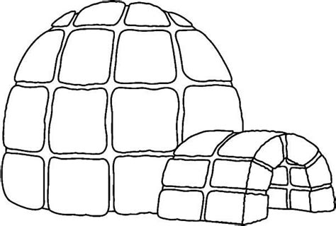 hide  snow  igloo coloring pages coloring pages color igloo