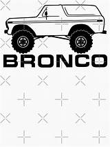Bronco 1979 sketch template