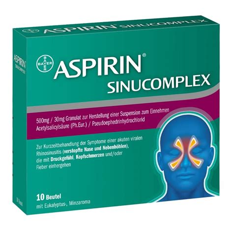 aspirin sinucomplex granulat  stk ab  preisvergleich bei