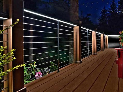 deck railing ideas   modern outdoor space