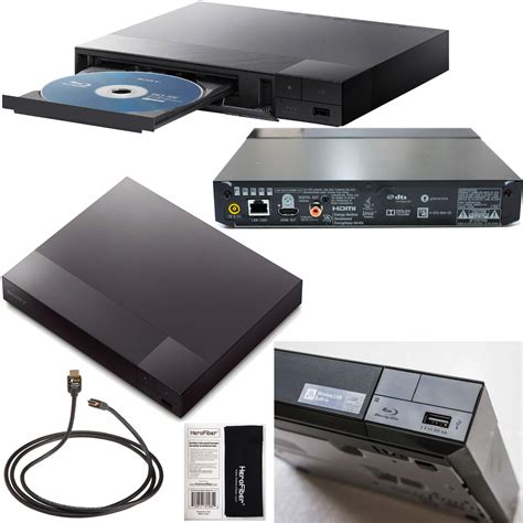 sony bdp  blu ray disc player  built  wi fi remote control xtech high speed hdmi