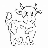 Colorir Vaquinha Vaca Cows Imprimir Pano Seç sketch template